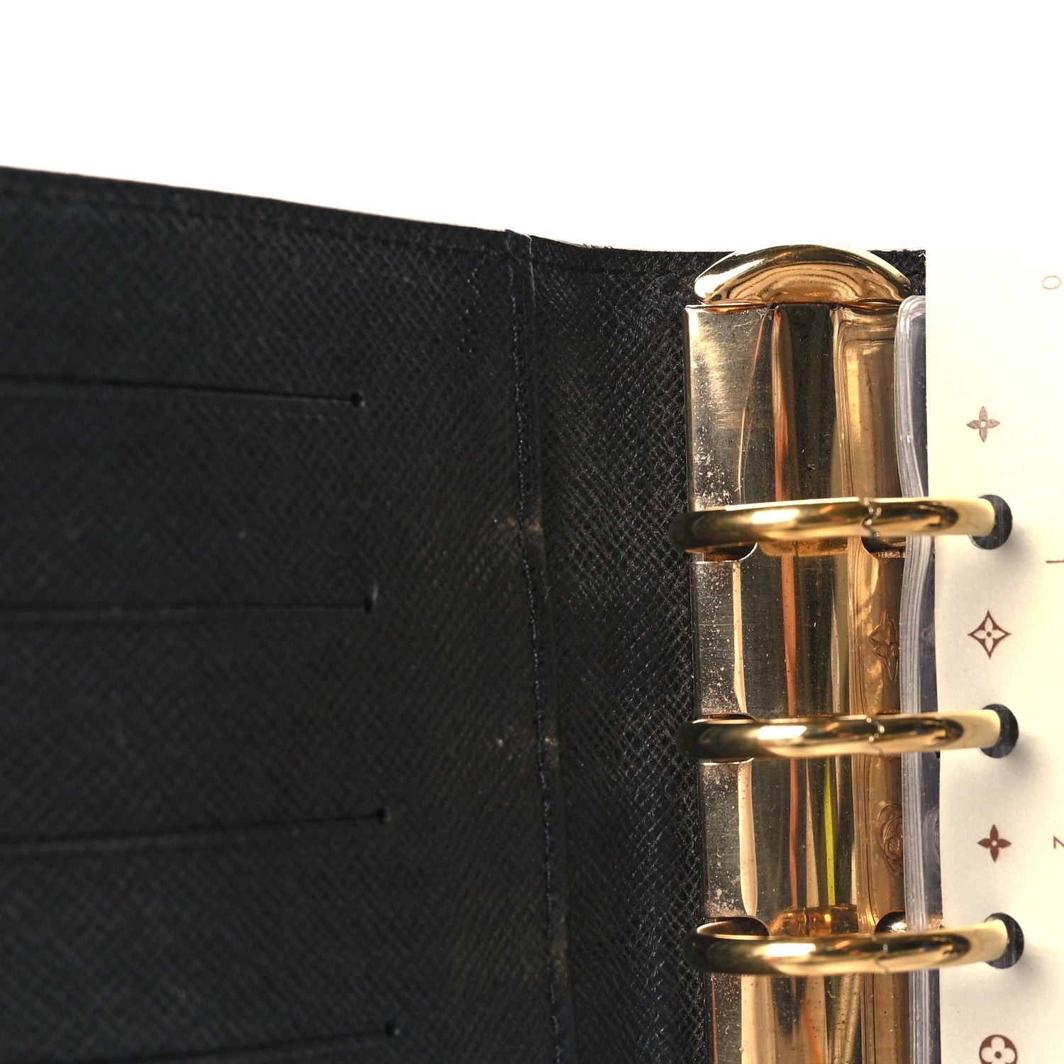 Louis Vuitton Epi Medium Ring Agenda Cover Black 10 of 11