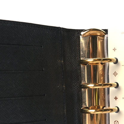 Louis Vuitton Epi Medium Ring Agenda Cover Black 10 of 11
