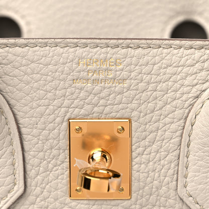 Hermes Togo Birkin 25 Beton 6 of 9