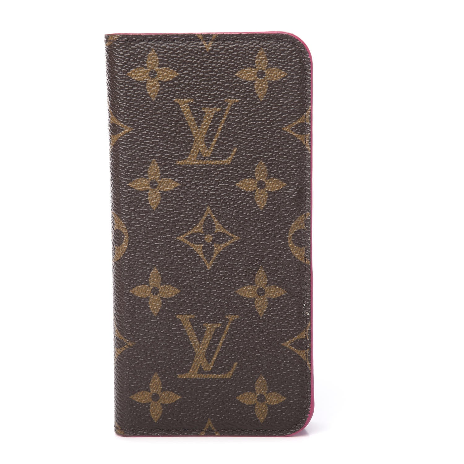 Louis Vuitton Monogram iPhone X Folio Case Rose Pop 1 of 6