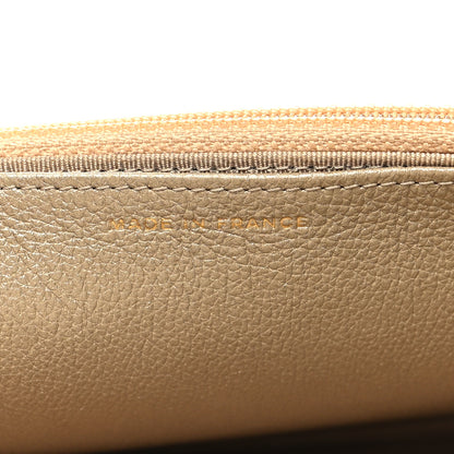 Chanel Woven Straw Braided Ancient Greek Wallet On Chain WOC Beige 7 of 11