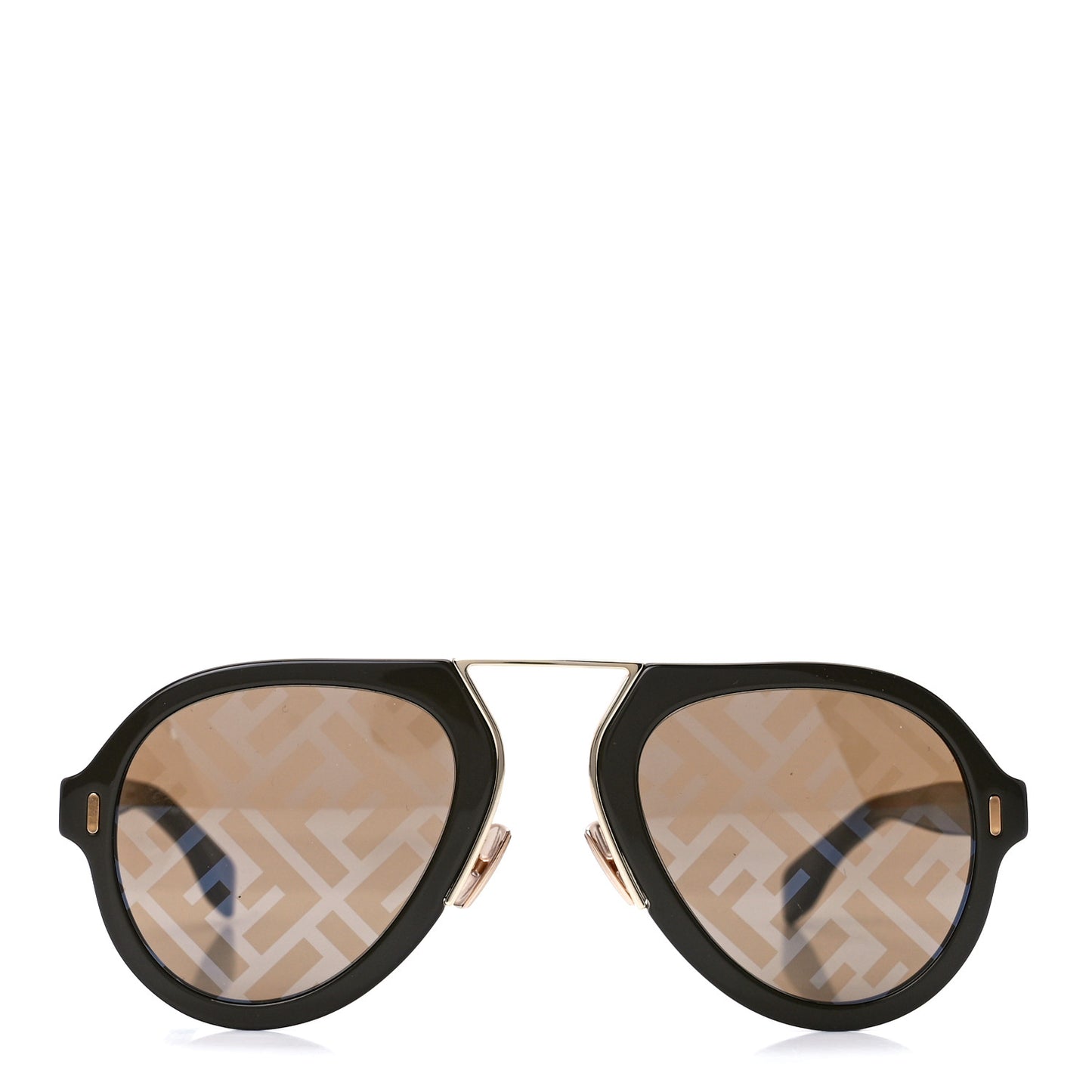 Acetate FF Aviator Sunglasses FF M0104/S Brown
