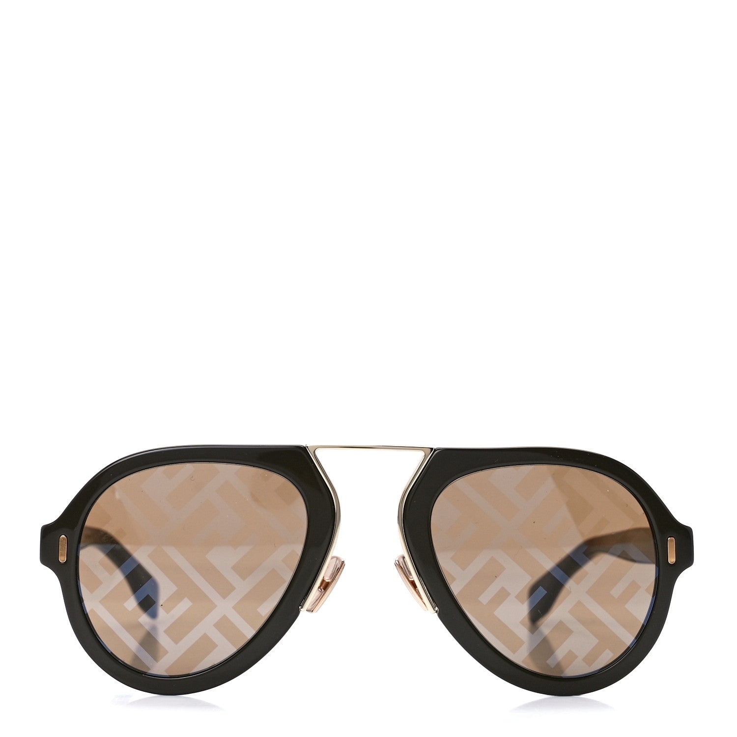 Fendi Acetate FF Aviator Sunglasses FF M0104/S Brown 2 of 7