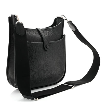Hermes Taurillon Clemence Evelyne III PM Black 3 of 11