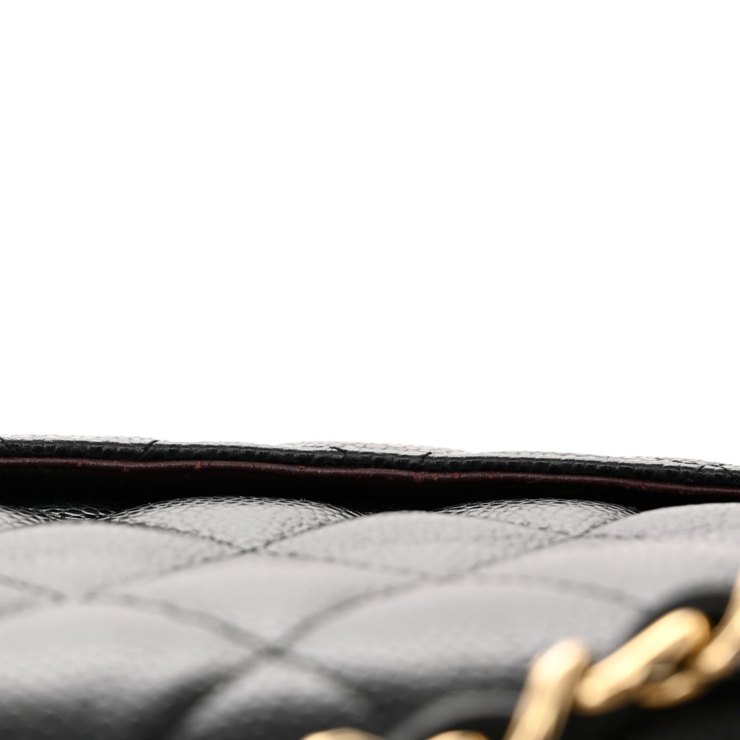 Caviar Quilted Maxi Double Flap Black
