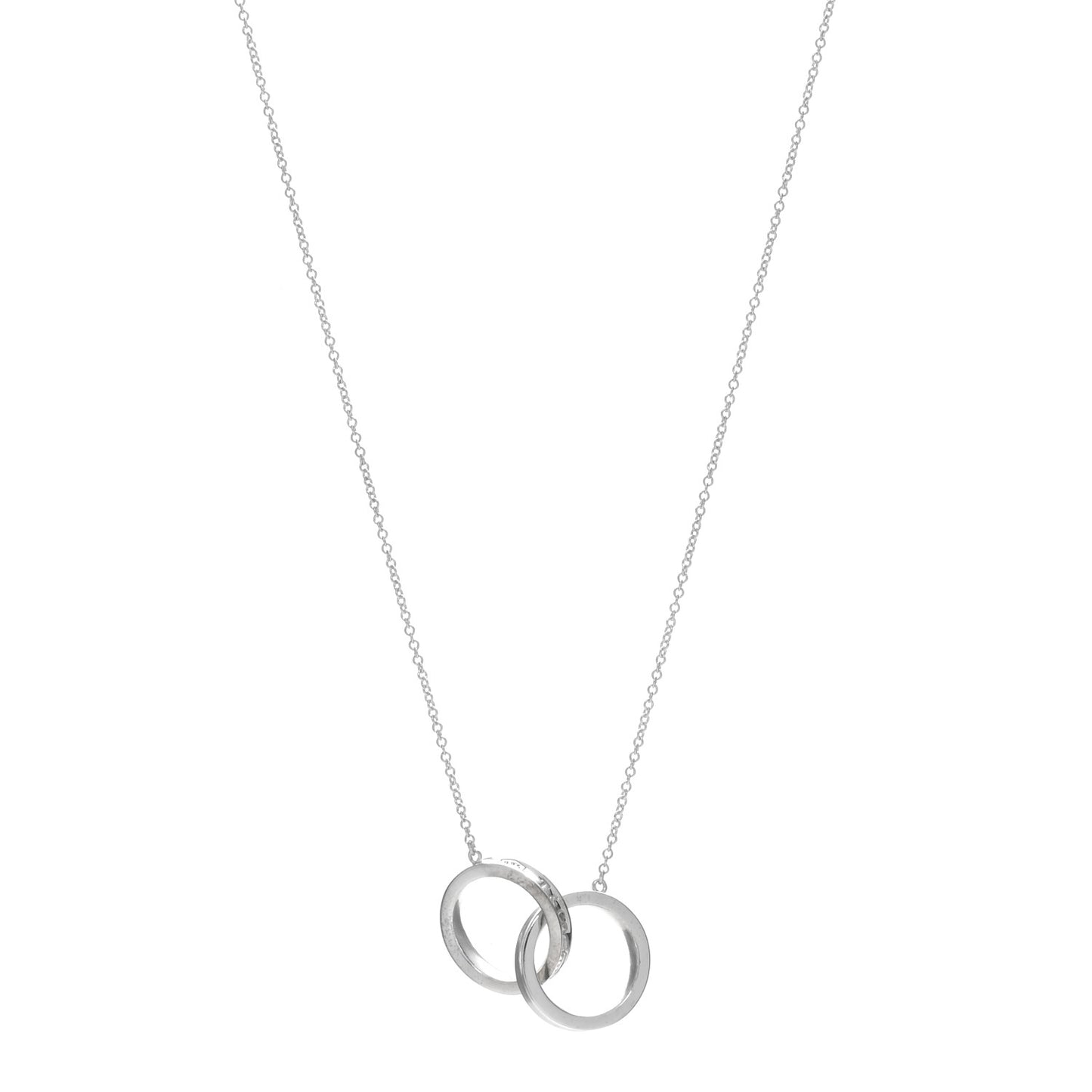 Sterling Silver 1837 Interlocking Circles Pendant Necklace