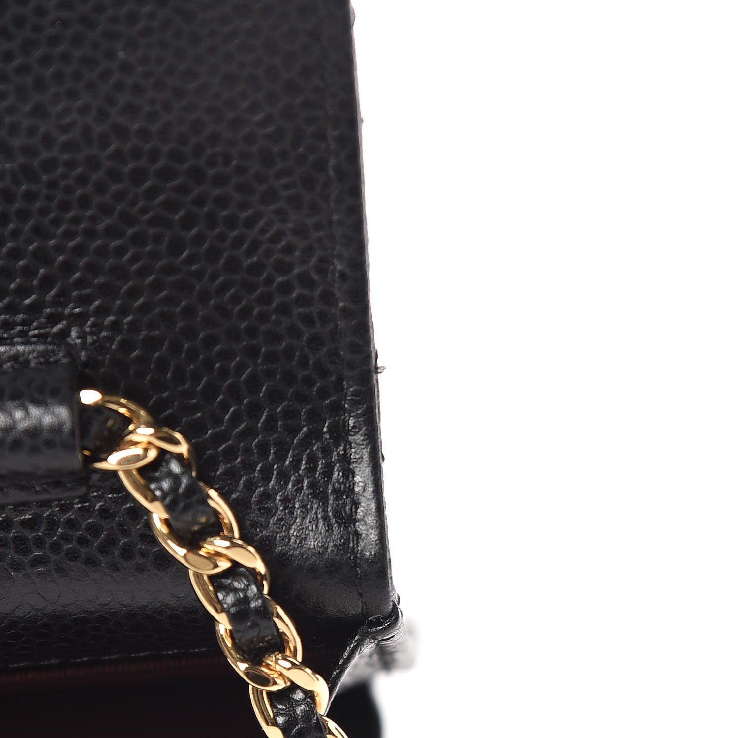 Chanel Caviar Quilted Wallet On Chain WOC Black 13 of 13