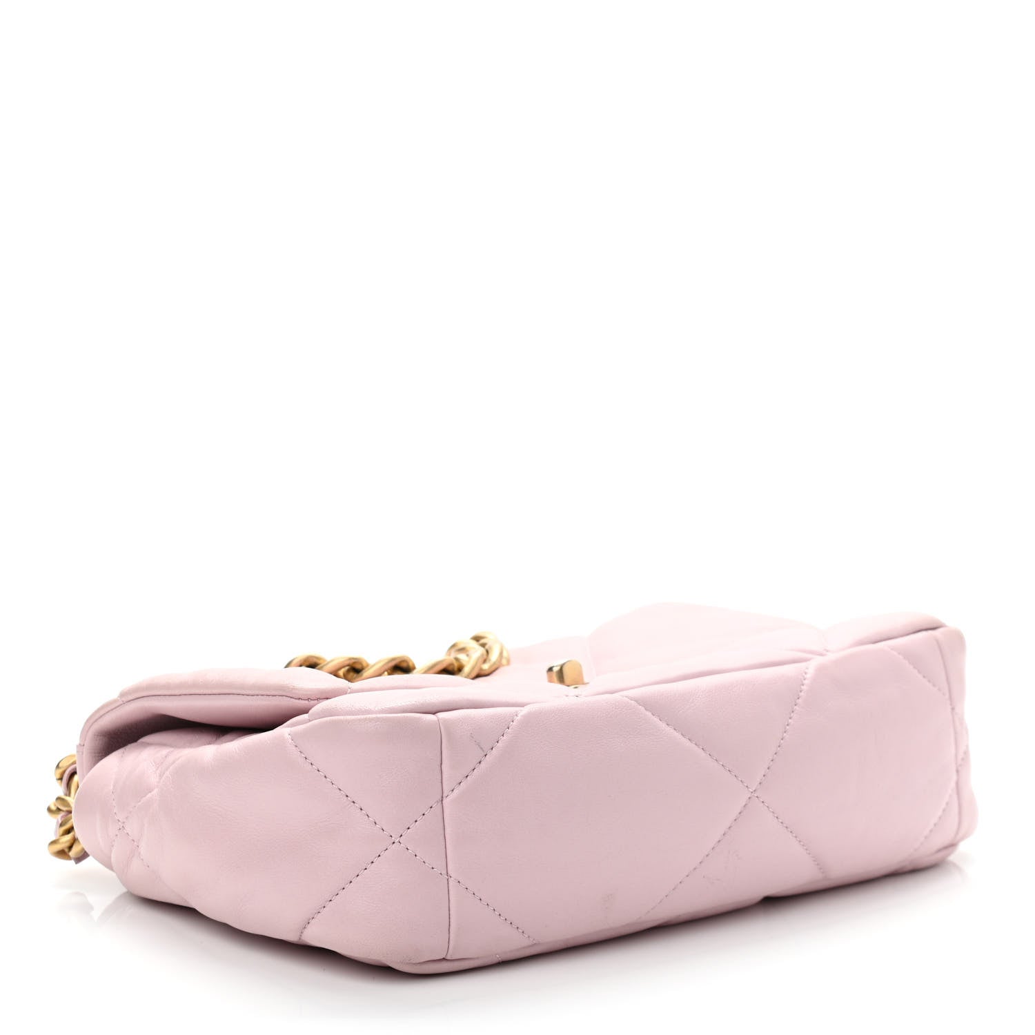Chanel Lambskin Quilted Medium Chanel 19 Flap Light Pink 4 of 13