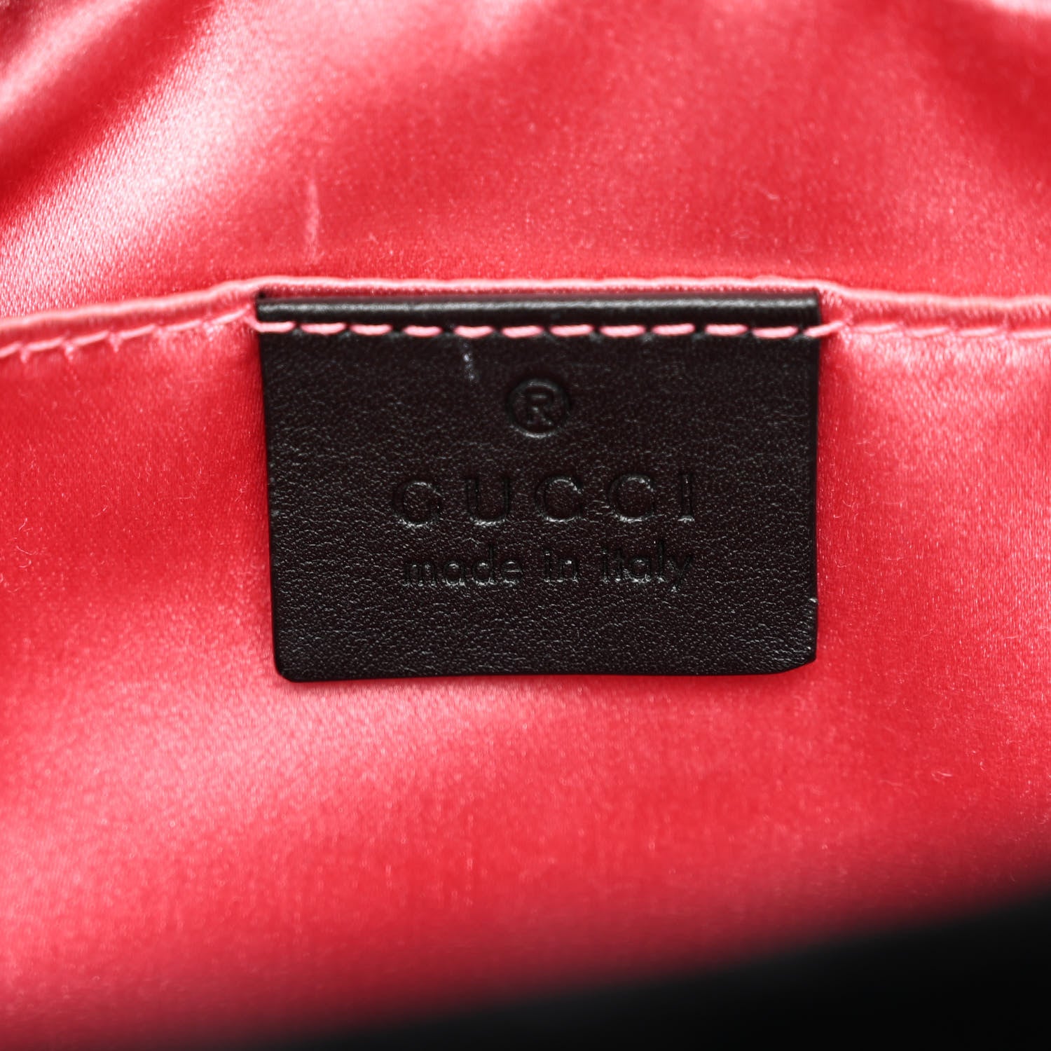 Gucci Velvet Matelasse Small GG Marmont Chain Shoulder Bag Black 6 of 10