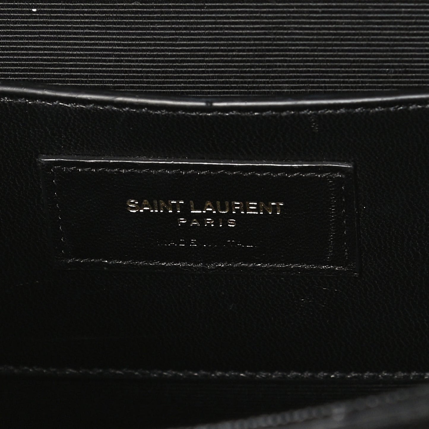 Grain De Poudre Medium Classic Monogram Kate Satchel Black