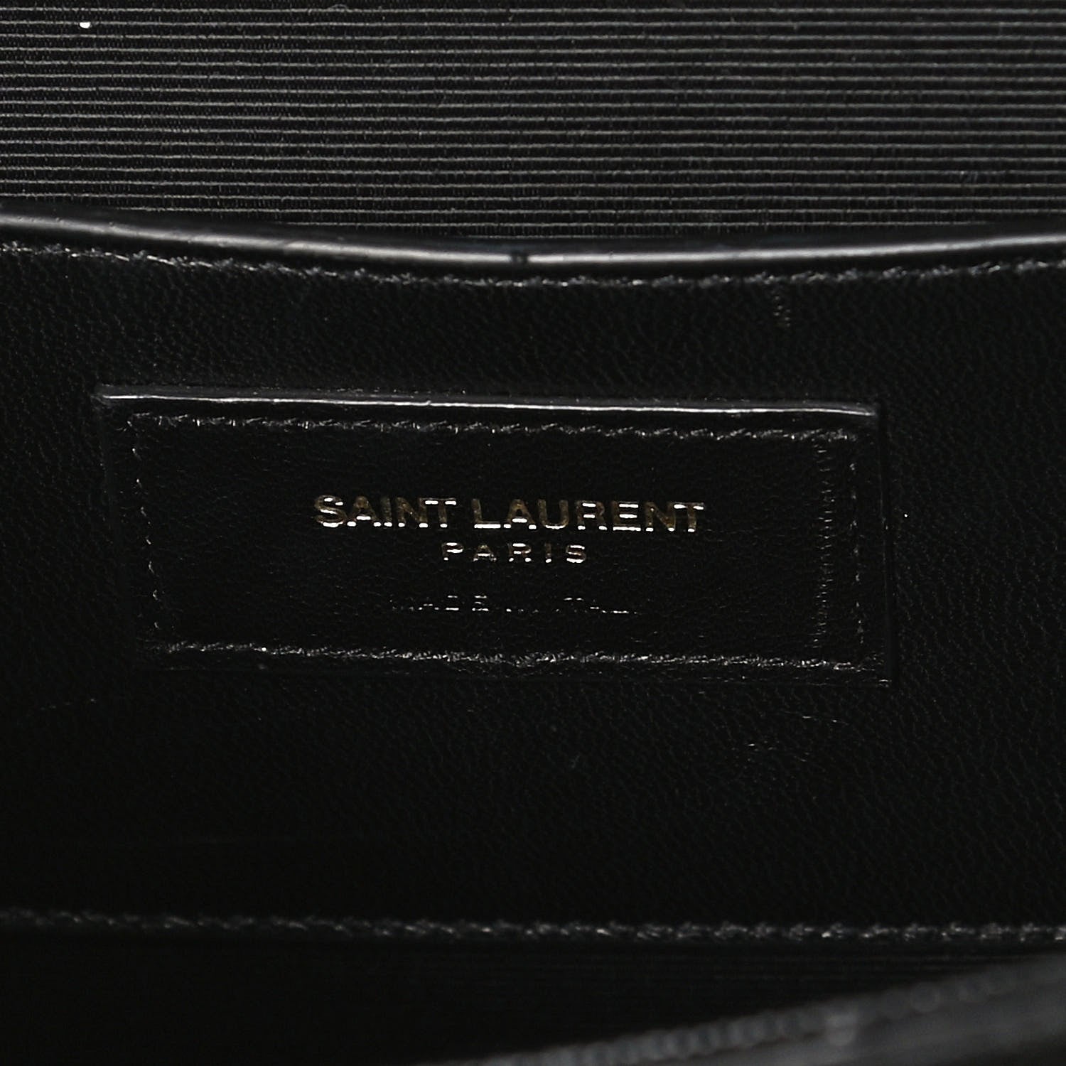 Saint Laurent Grain De Poudre Medium Classic Monogram Kate Satchel Black 6 of 11