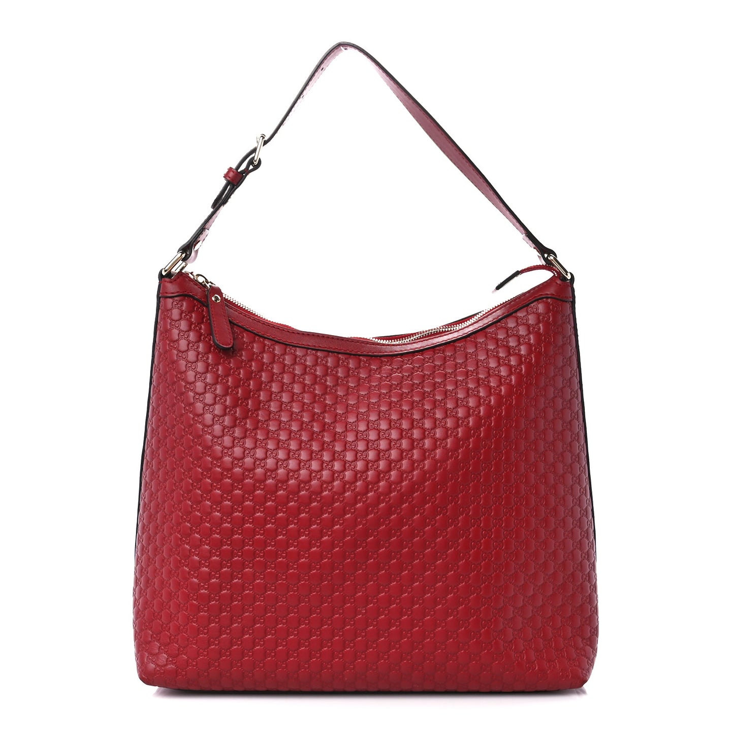 Soft Microguccissima Margaux Shoulder Bag Red