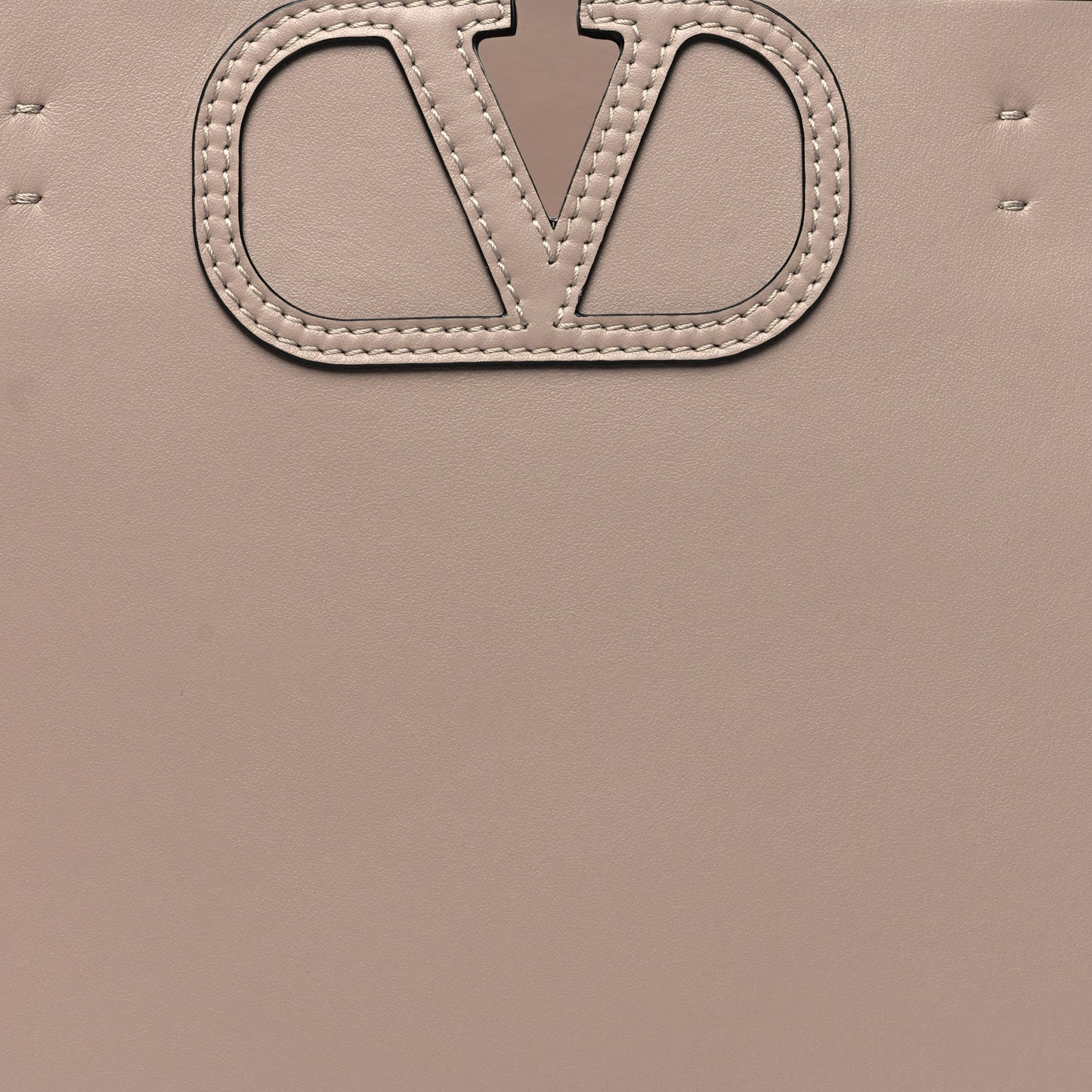 Calfskin Large Vlogo Fillme Tote Rose Cannelle