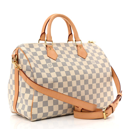 Louis Vuitton Damier Azur Speedy Bandouliere 30 3 of 12