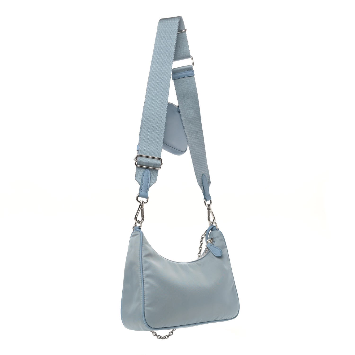 Prada Nylon Re-Edition 2005 Shoulder Bag Astrale 3 of 11