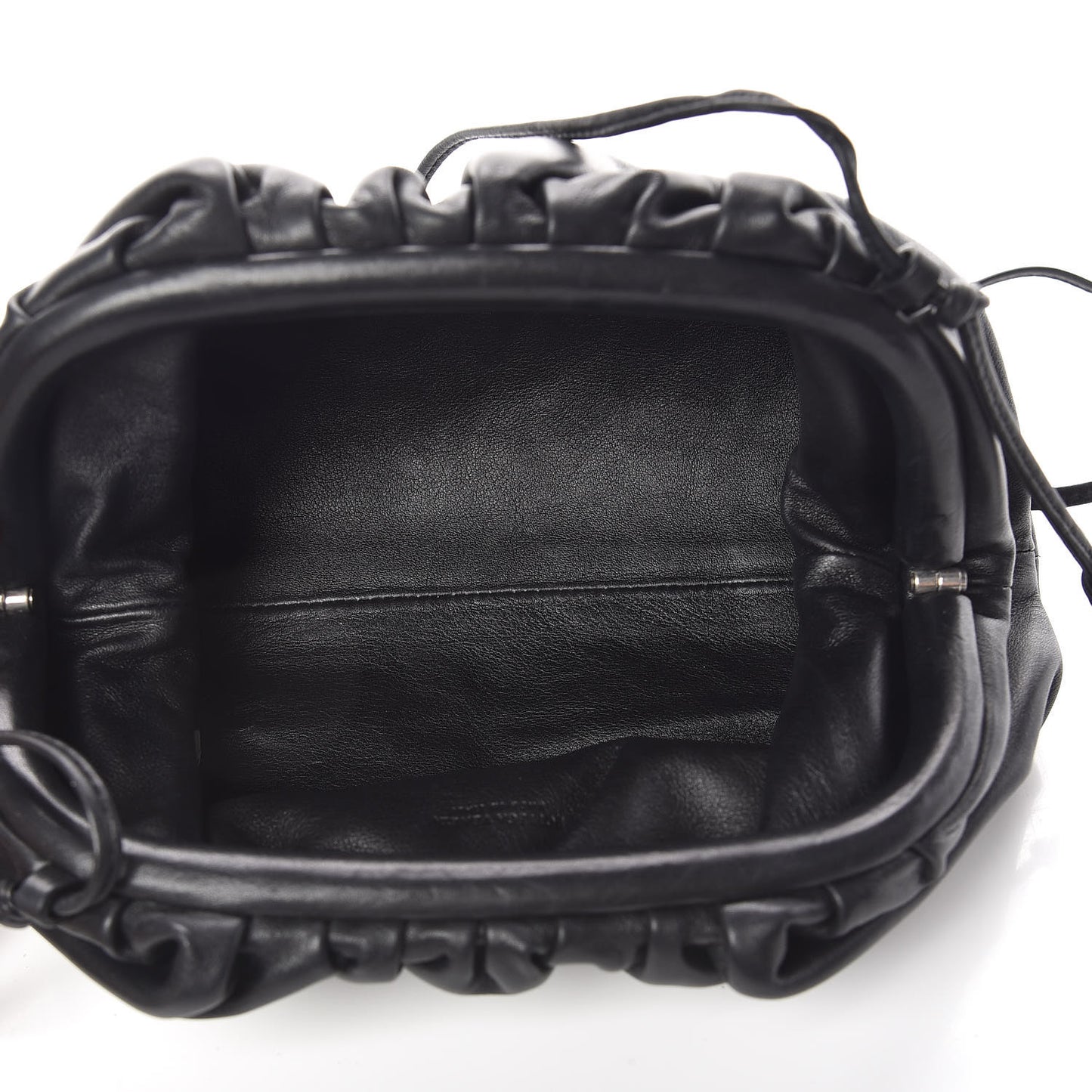 Butter Calfskin The Mini Pouch Black