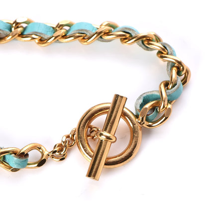 Chanel Lambskin Resin CC Chain Bracelet Gold 3 of 6