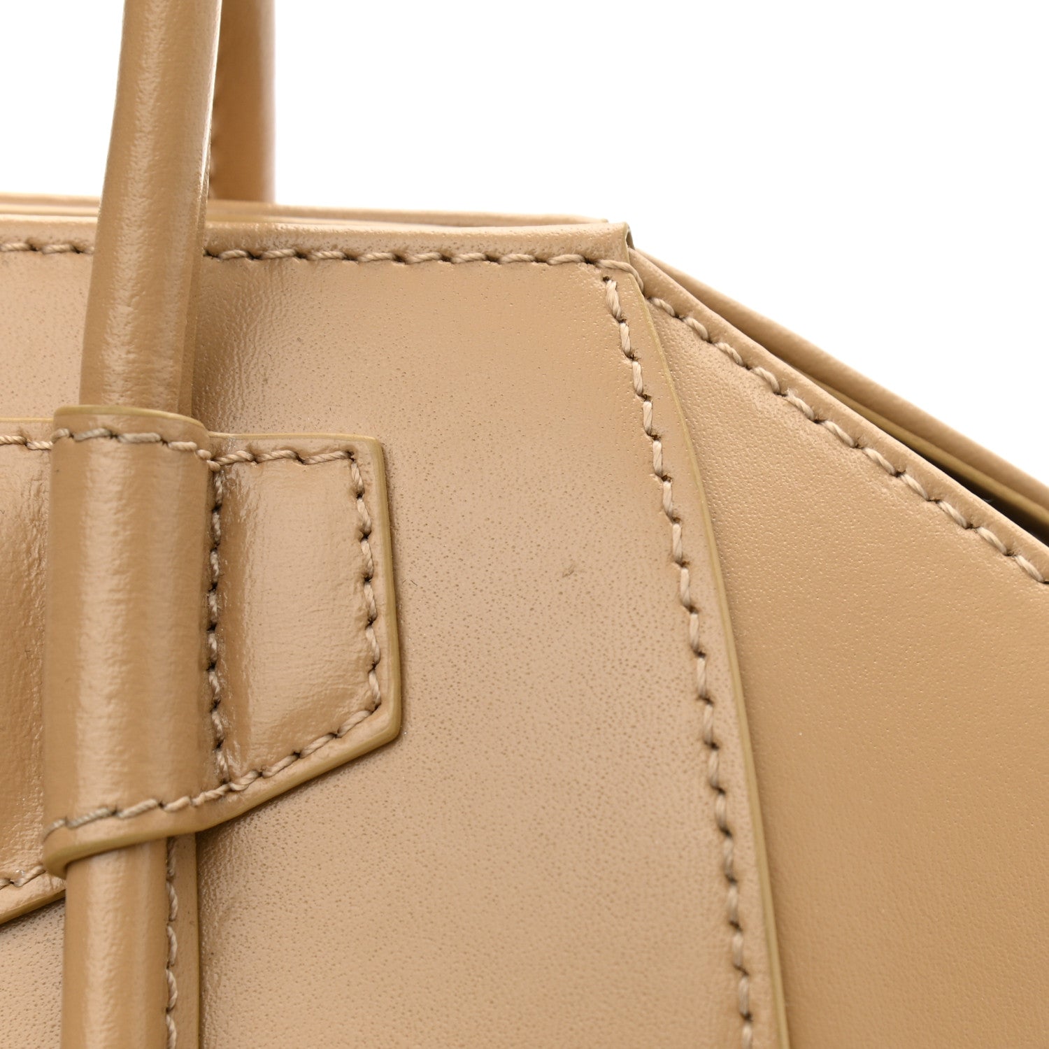 Givenchy Box Calfskin Mini Lock Antigona Shoulder Bag Beige Cappuccino 11 of 11