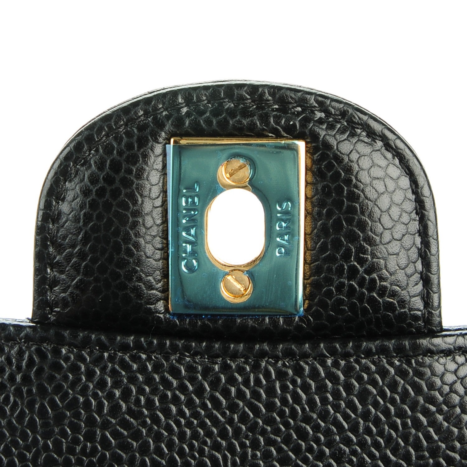 Chanel Caviar Quilted Medium Double Flap Black 6 of 8