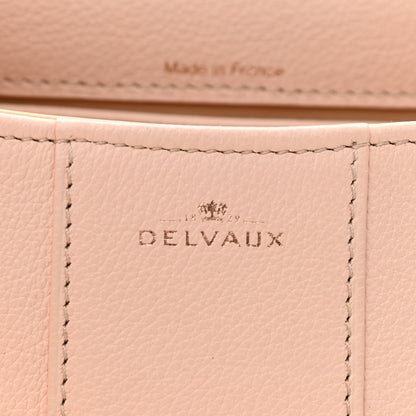 Delvaux Grained Calfskin Mini Brillant Satchel Light Pink 6 of 15
