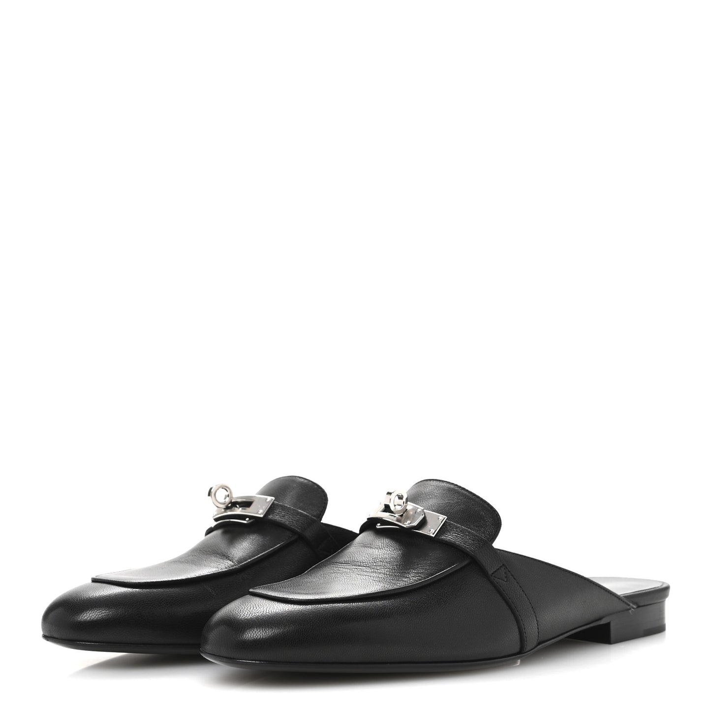 Goatskin Oz Mules 40 Black
