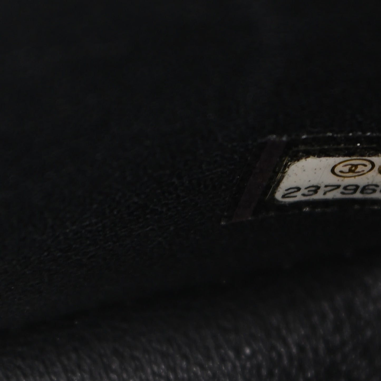 Crumpled Calfskin Quilted Jumbo Double Flap So Black