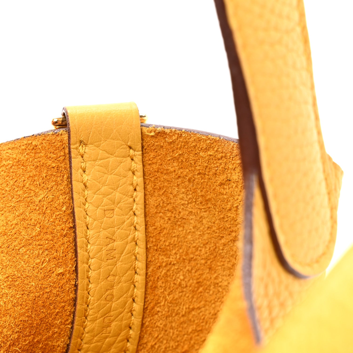 Hermes Taurillon Clemence Picotin Lock 18 PM Jaune Ambre 7 of 11