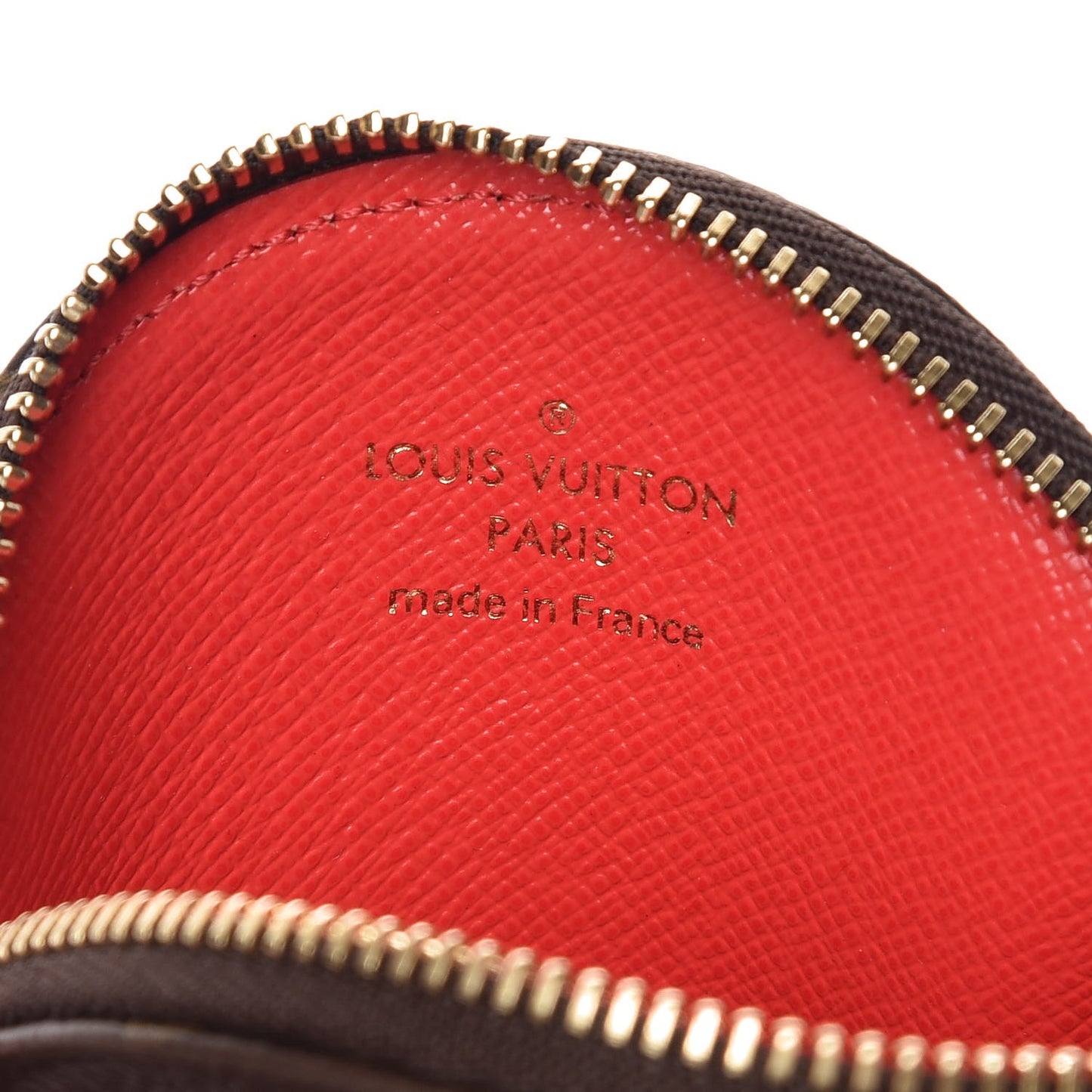 Monogram 2016 Christmas Animation Round Coin Purse Rouge