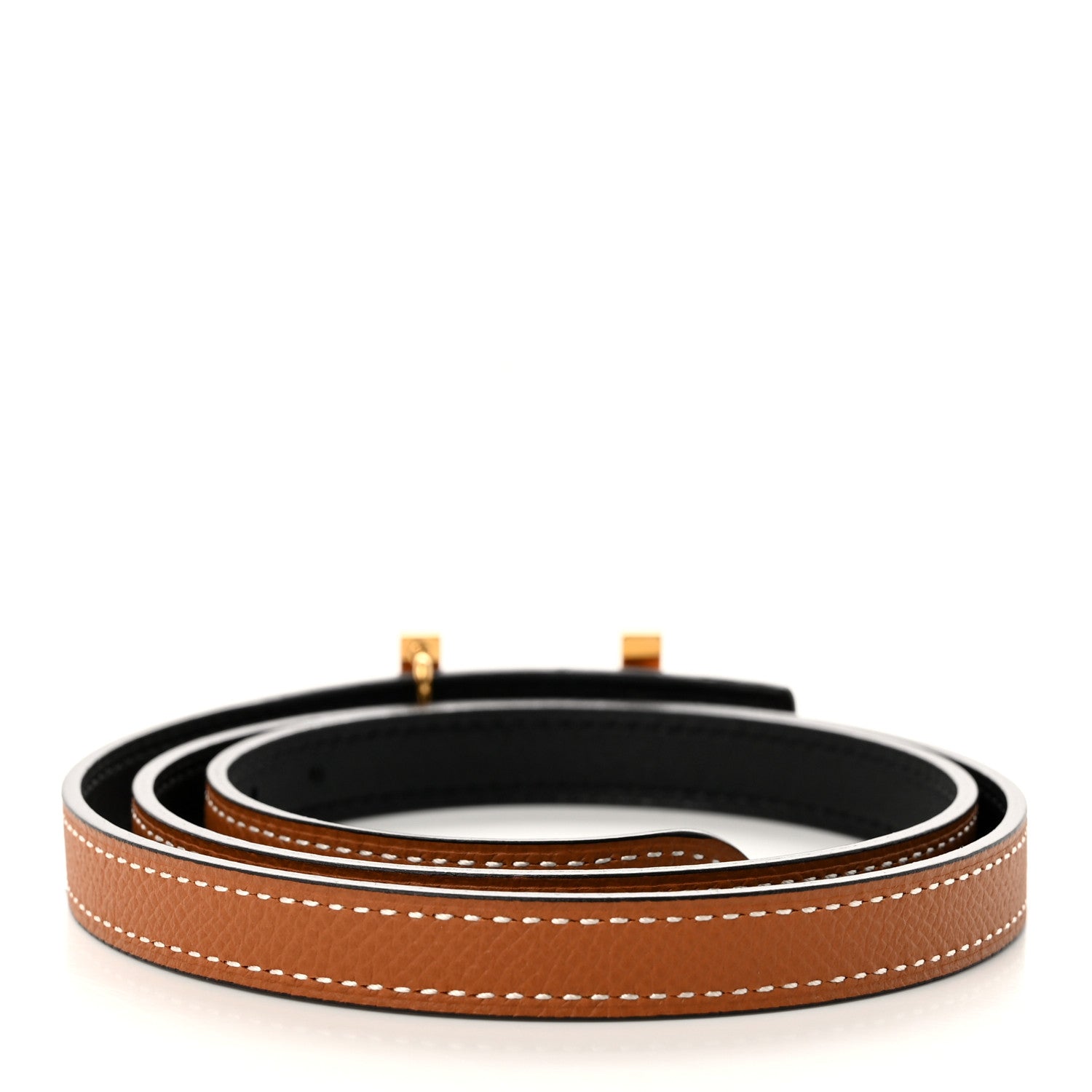 Hermes Swift Epsom 13mm Focus Belt 70 Black Gold 2 of 8
