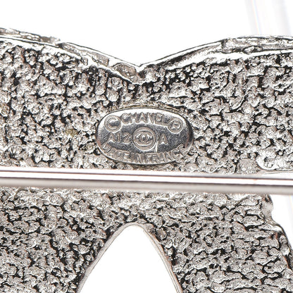 Chanel Crystal CC Brooch Silver 4 of 4
