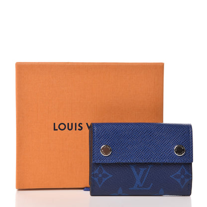 Louis Vuitton Monogram Taiga Discovery Compact Wallet Cobalt 8 of 8