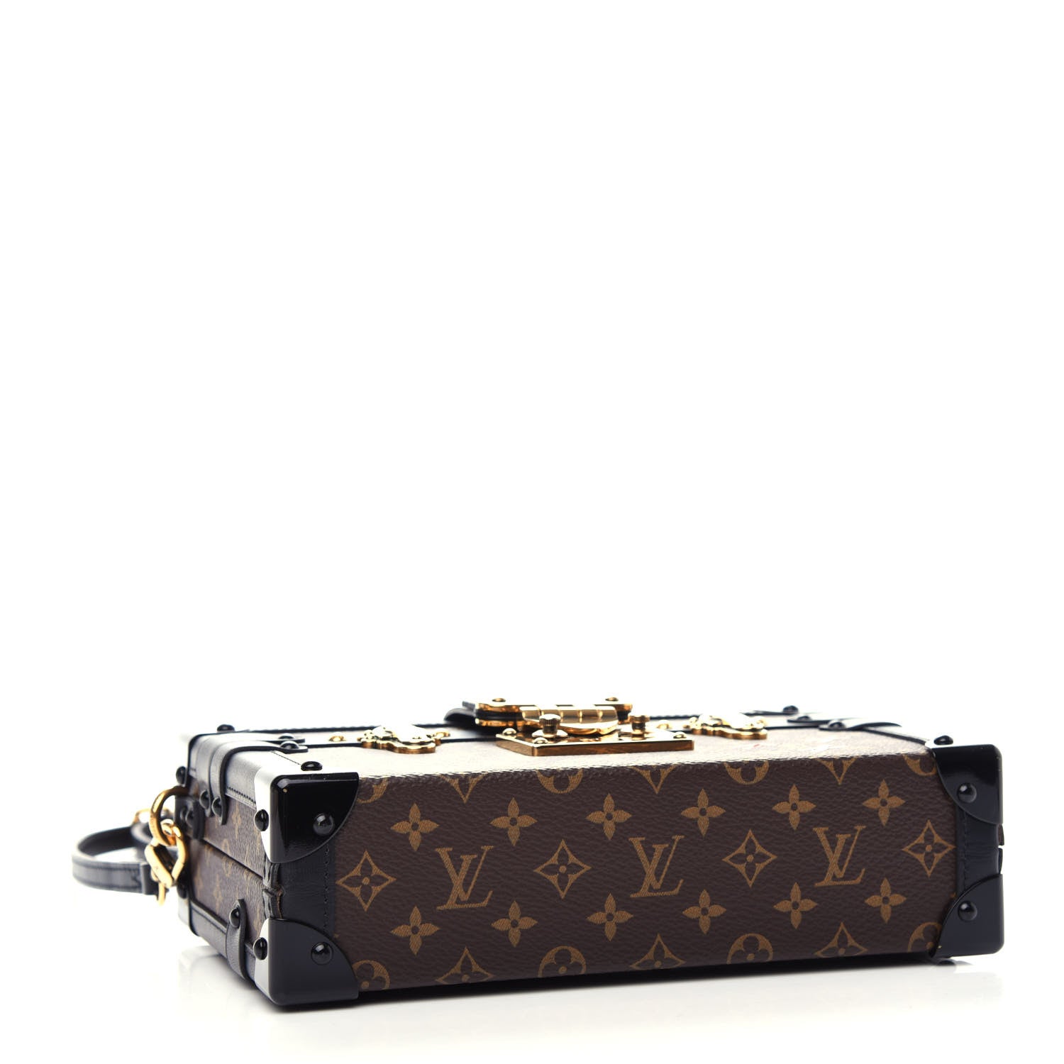 Louis Vuitton Monogram Petite Malle Black 4 of 9