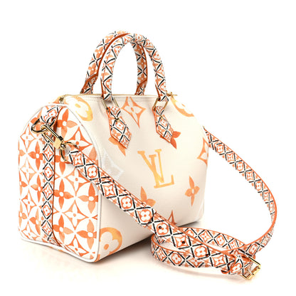 Louis Vuitton Monogram Giant By The Pool 2.0 Speedy Bandouliere 25 Apricot 3 of 11