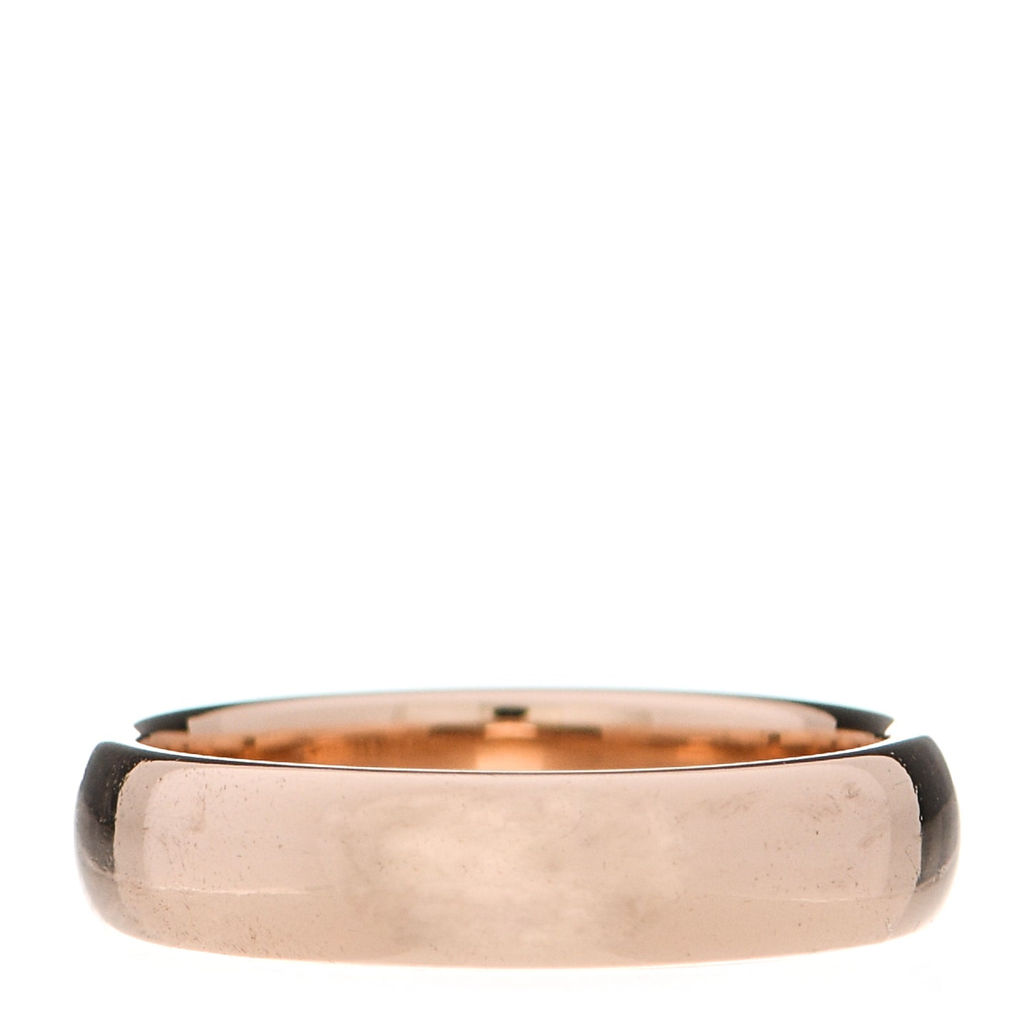 18K Rose Gold 4.5mm Classic Wedding Band Ring 50 5.25