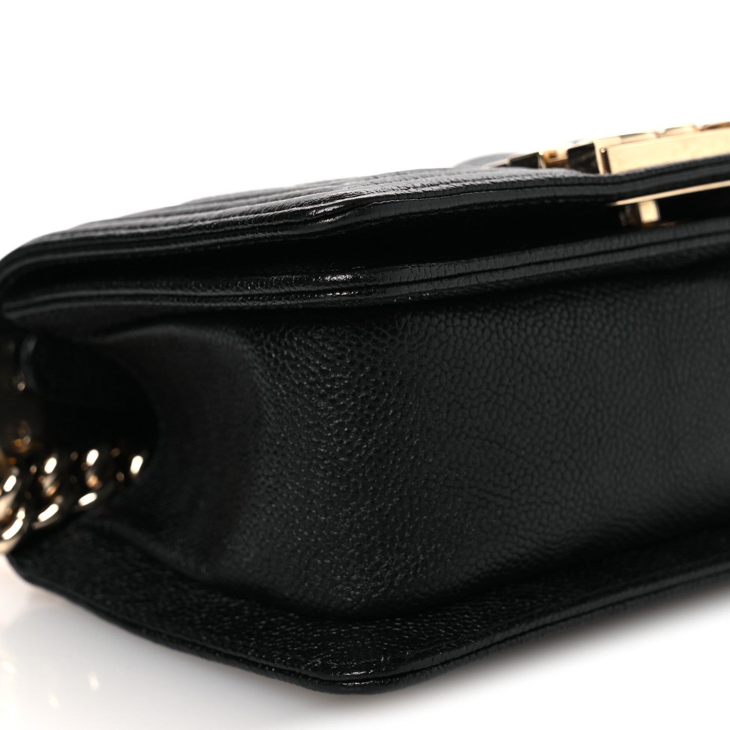 Chanel Caviar Chevron Quilted Mini Boy Flap Black Black 9 of 11