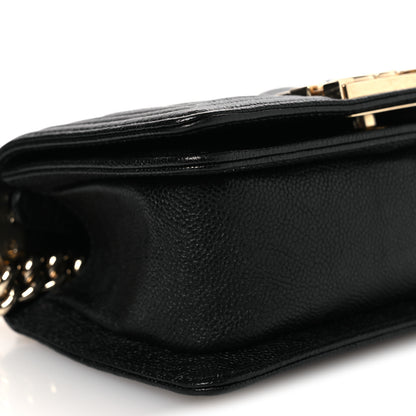 Chanel Caviar Chevron Quilted Mini Boy Flap Black Black 9 of 11