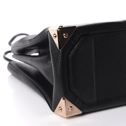 Alexander Wang Pebbled Calfskin Large Prisma Skeletal Tote Black Rose Gold Hardware 6 of 9
