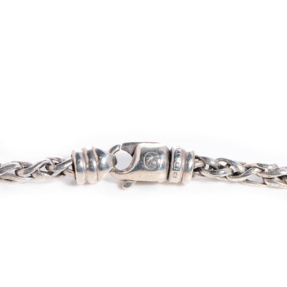 David Yurman Sterling Silver 4mm Wheat Chain Necklace 6 of 7