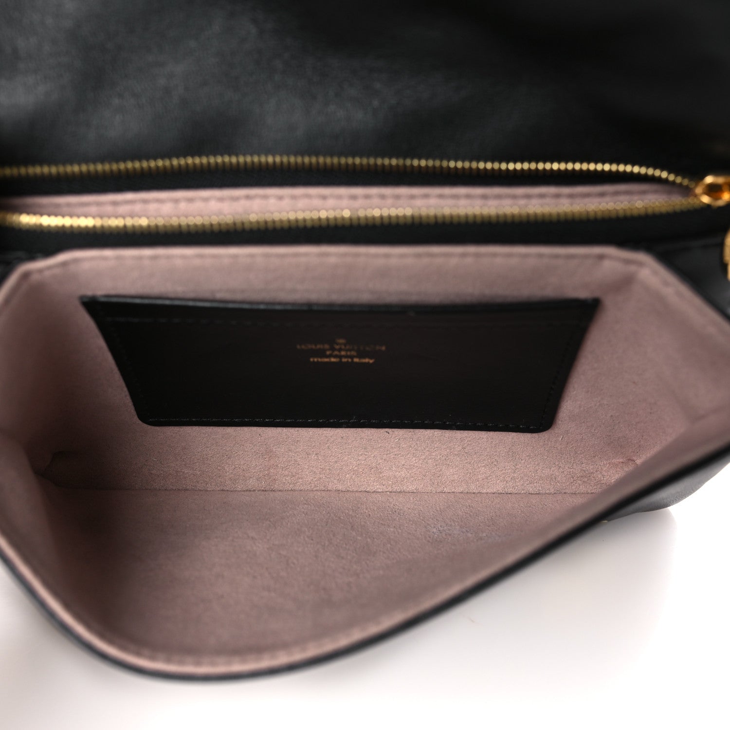 Louis Vuitton Lambskin Embossed Monogram Pochette Coussin Black 5 of 8