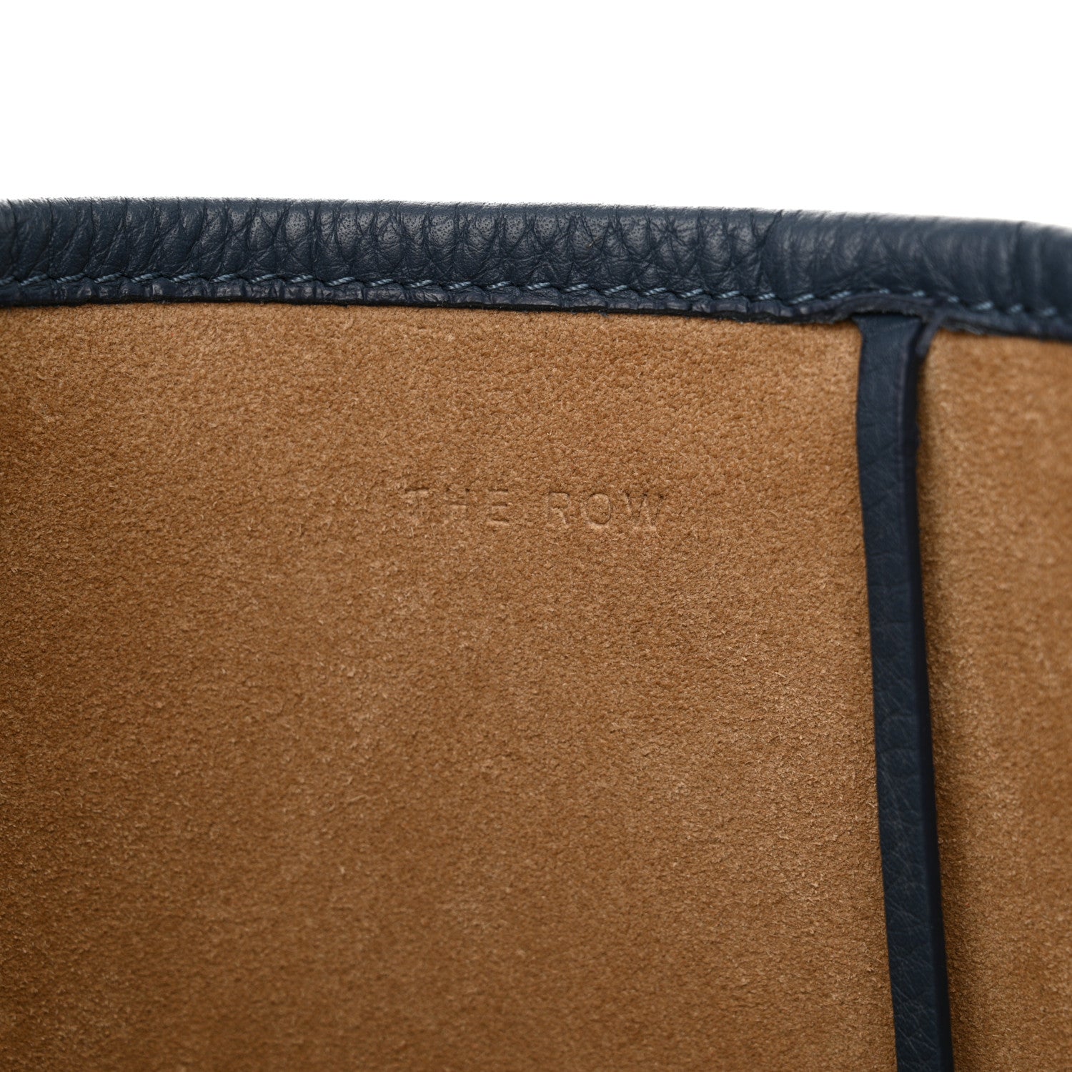 The Row Grained Calfskin Medium N/S Park Tote Bluestone 7 of 13