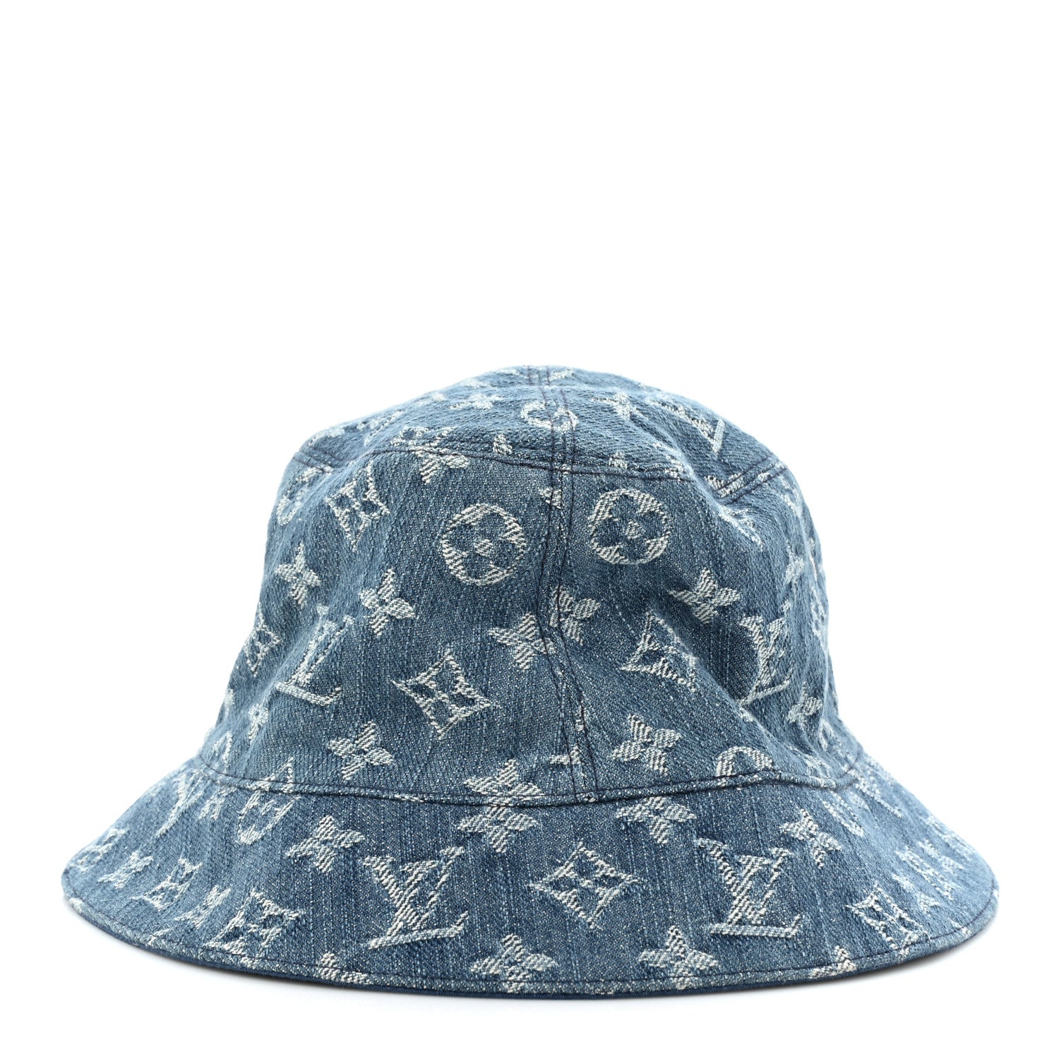 Louis Vuitton Monogram Denim Transformable Bob Bucket Hat Blue 9 of 15