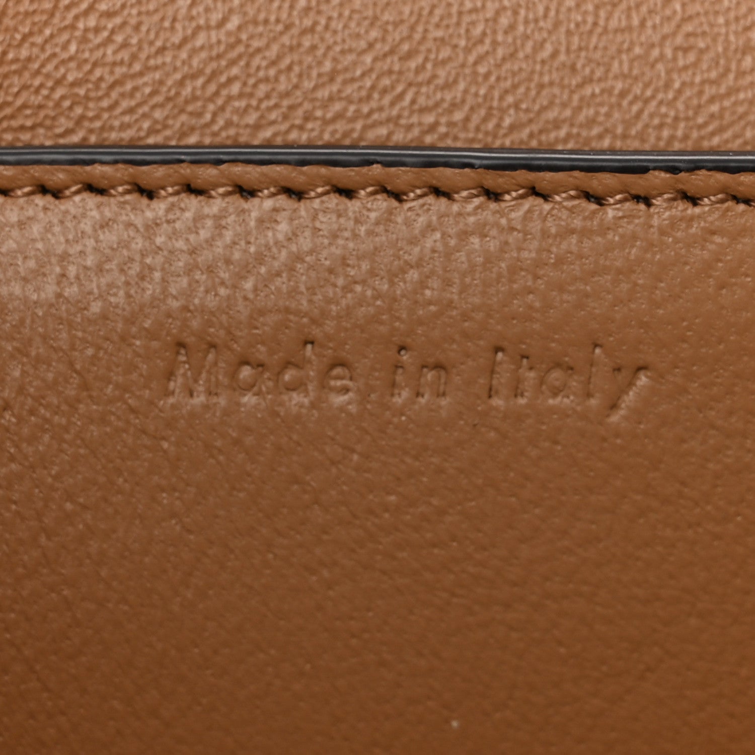 Celine Shiny Smooth Calfskin Medium Frame Shoulder Bag Tan Optic White 7 of 13