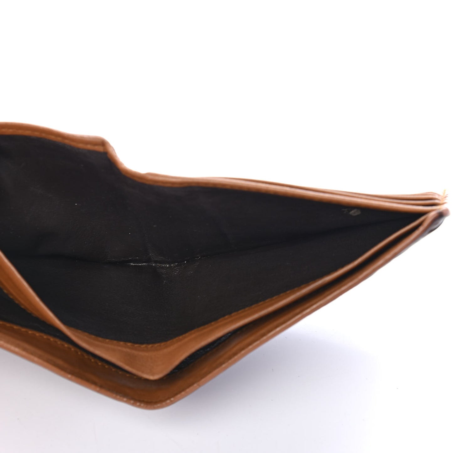 Nappa Intrecciato Bi-Fold Wallet Brown