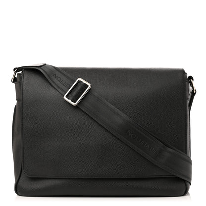 Louis Vuitton Taiga Roman MM Messenger Black 1 of 9