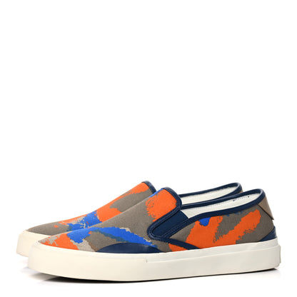 Valentino Garavani Canvas Camouart Womens Slip On Sneakers 41 Multicolor 3 of 13