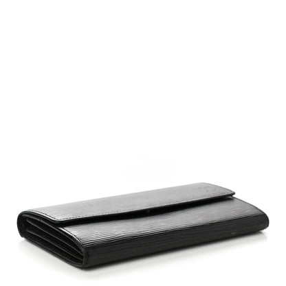 Louis Vuitton Epi Sarah Wallet Black 4 of 11