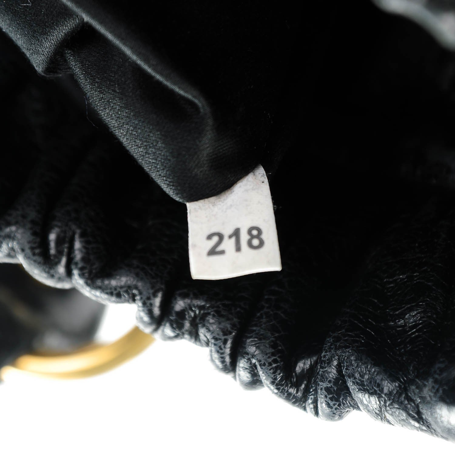 Miu Miu Vitello Lux Gathered Tote Nero Black 8 of 8