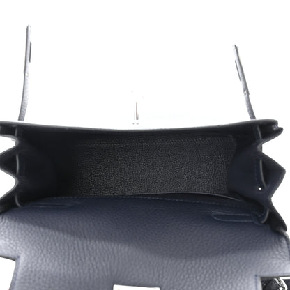 Hermes Togo Kelly Ado Backpack Bleu Nuit 5 of 11