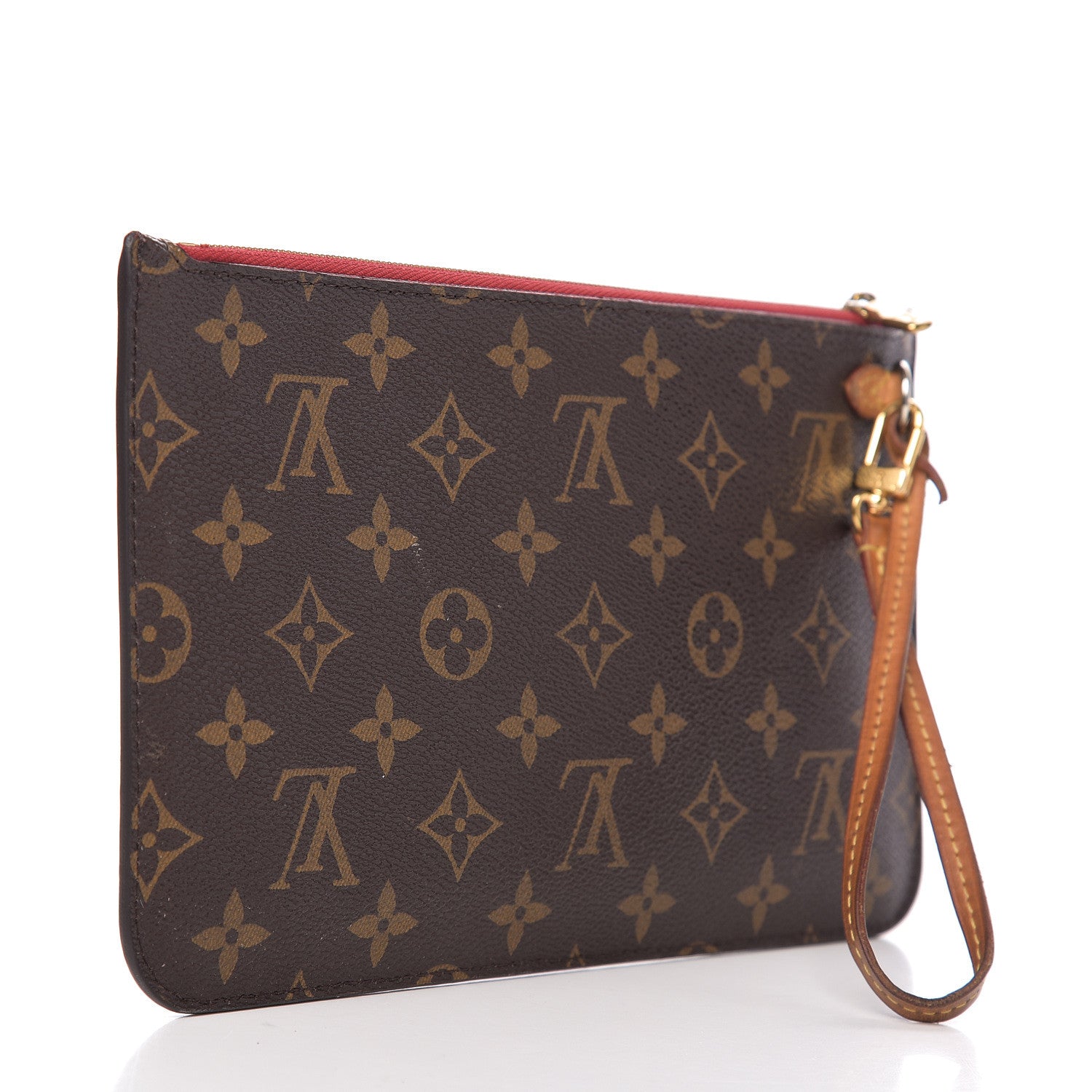 Louis Vuitton Monogram Neverfull MM GM Pochette Cherry 2 of 7