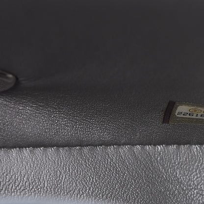 Chanel Metallic Caviar Chevron Quilted Mini Square Flap Silver 7 of 8